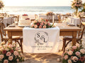 Custom Wedding Initial Table Banners Gifts Wedding Decor, Personalized Name Wedding Party Banners Anniversary Gifts, Sweetheart Table Decors